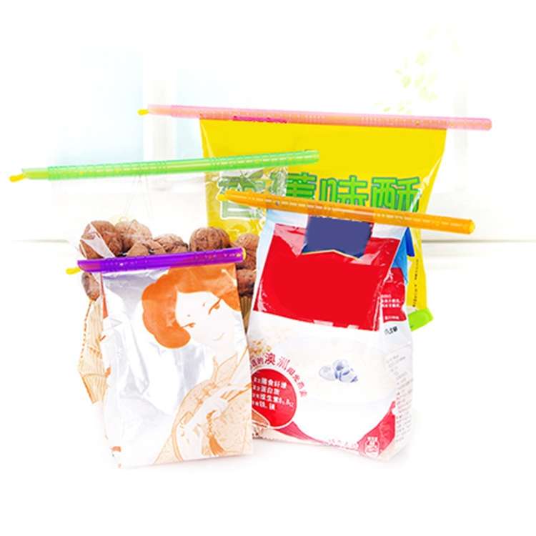 3 x Revolutionary Big Size Plastic Slide & Store Bag Sealer Keeping Fresh Bag Sealing Bar Rod Stick