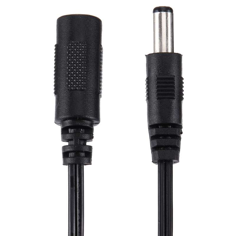 5.5 x 2.1mm DC Female to 5.5 x 2.1mm DC Male Power Connector Cable for Laptop Adapter, Length: 15cm(