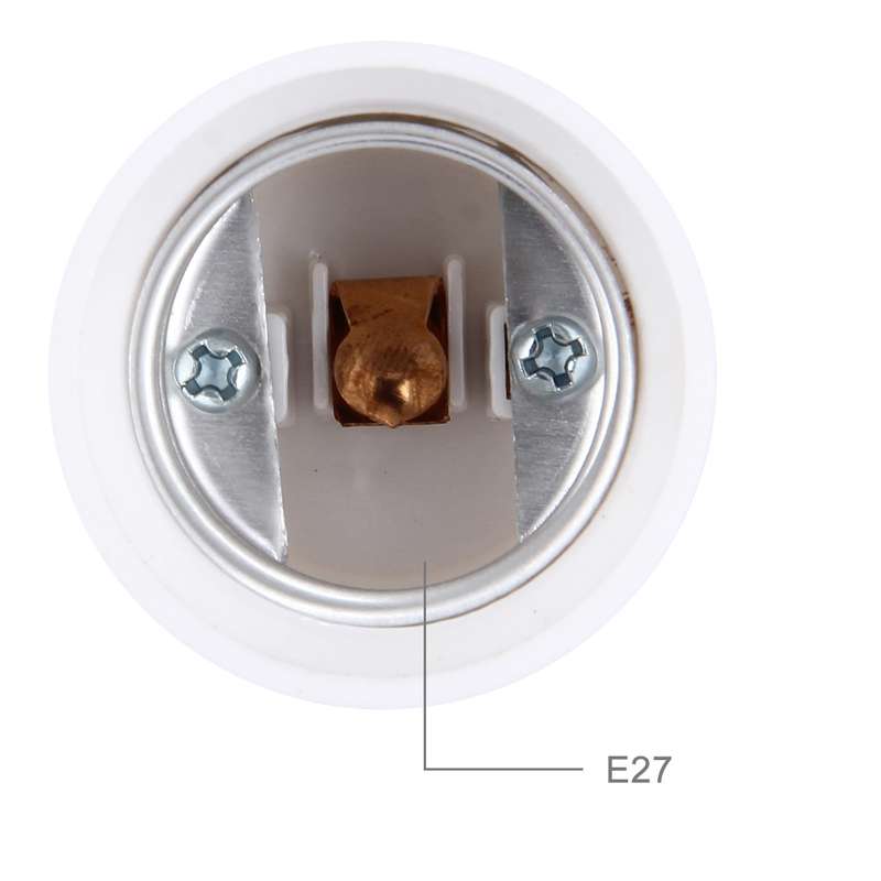 E27 to E27 Light Lamp Bulbs Extension Adapter Converter, Length: 95mm
