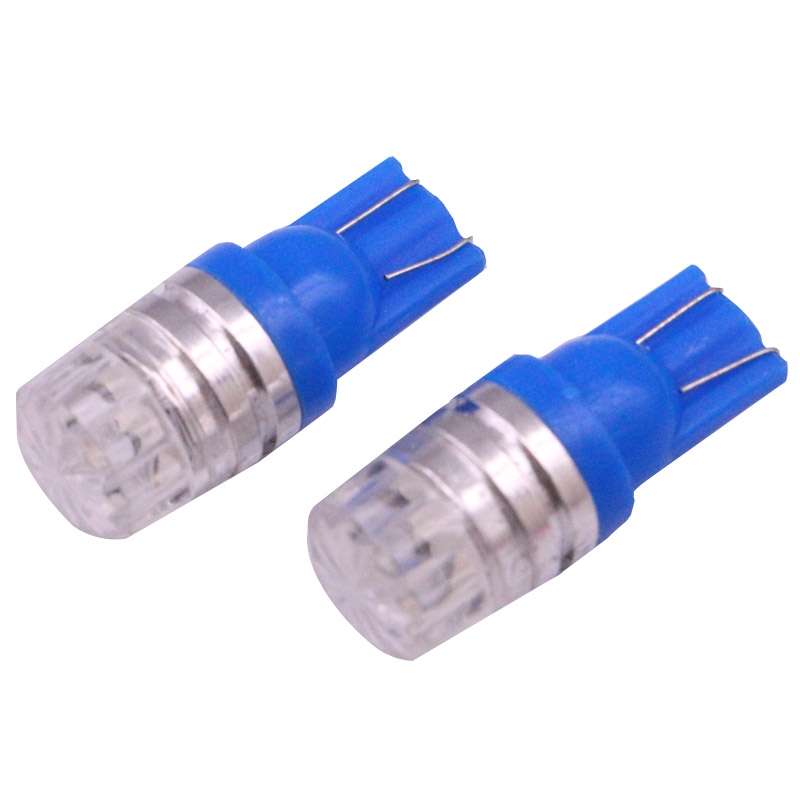 2 PCS T10 1.5W 60LM 1 LED Dark Blue COB LED Brake Light for Vehicles, DC12V(Dark Blue)
