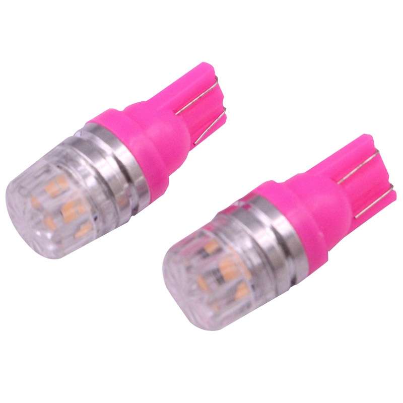 2 PCS T10 1.5W 60LM 1 LED Dark Blue COB LED Brake Light for Vehicles, DC12V(Dark Blue)