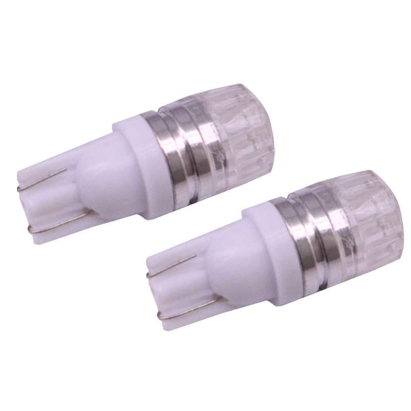 2 PCS T10 1.5W 60LM 1 LED Dark Blue COB LED Brake Light for Vehicles, DC12V(Dark Blue)