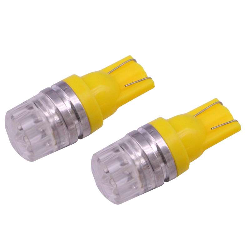2 PCS T10 1.5W 60LM 1 LED Dark Blue COB LED Brake Light for Vehicles, DC12V(Dark Blue)