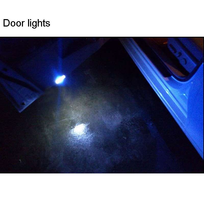 2 PCS T10 2.5W 100LM White Light 6 LED 5730 SMD CANBUS Car Signal Light Bulb