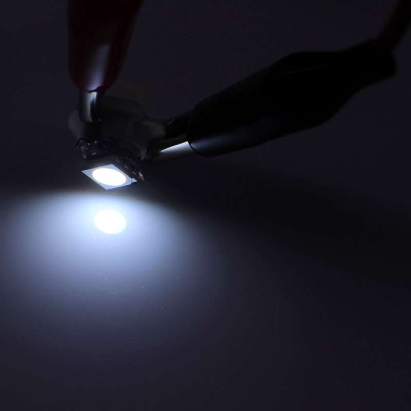 2 PCS B8.4 Blue Light 0.2W 12LM 1 LED SMD 5050 LED Instrument Light Bulb Dashboard Light for Vehicle