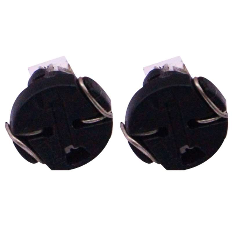 2 PCS T3 White Light 0.1W 5LM 1 LED SMD 3528 LED Instrument Light Bulb Dashboard Light for Vehicles,