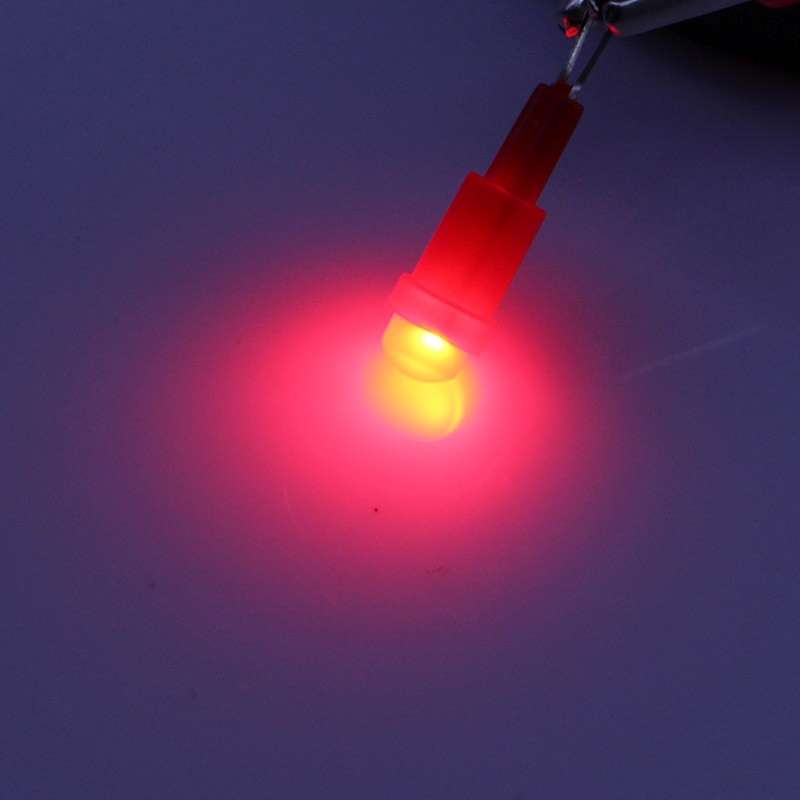 5 PCS T5 0.5W 20LM Blue Light 1 LED COB LED Instrument Light Bulb Dashboard Light for Vehicles, DC 1