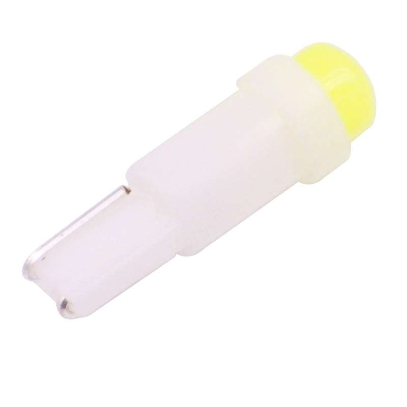 2 PCS T5 0.5W 20LM Red Light 1 LED COB LED Instrument Light Bulb Dashboard Light for Vehicles, DC 12