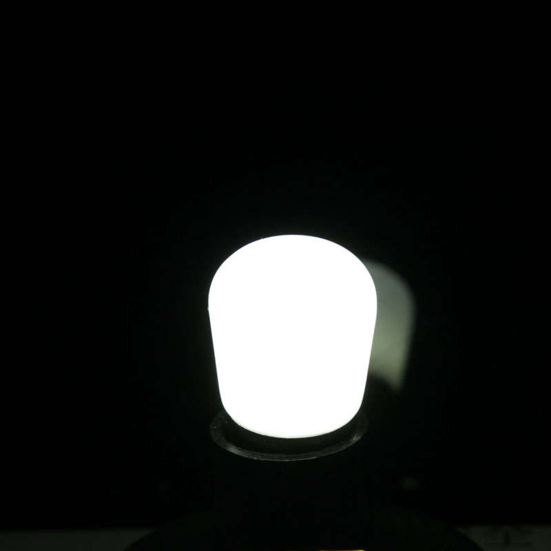 E12 2W Ball Steep Light Bulb, 100LM, 2800-3200K Warm White Light, AC 100-240V