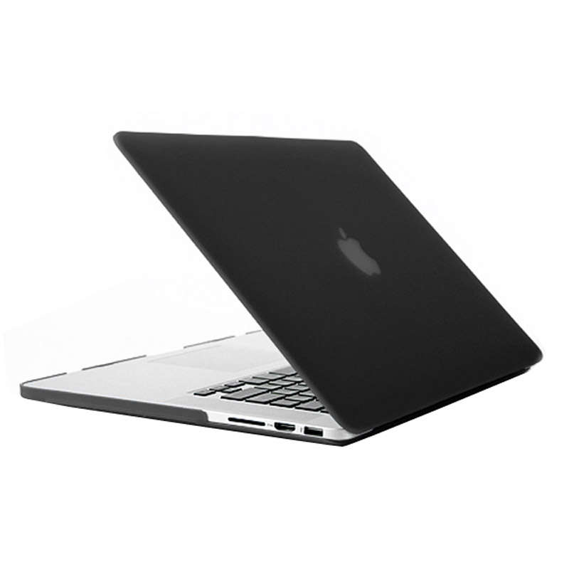 Frosted Hard Protective Case for Macbook Pro Retina 15.4 inch A1398(Black)