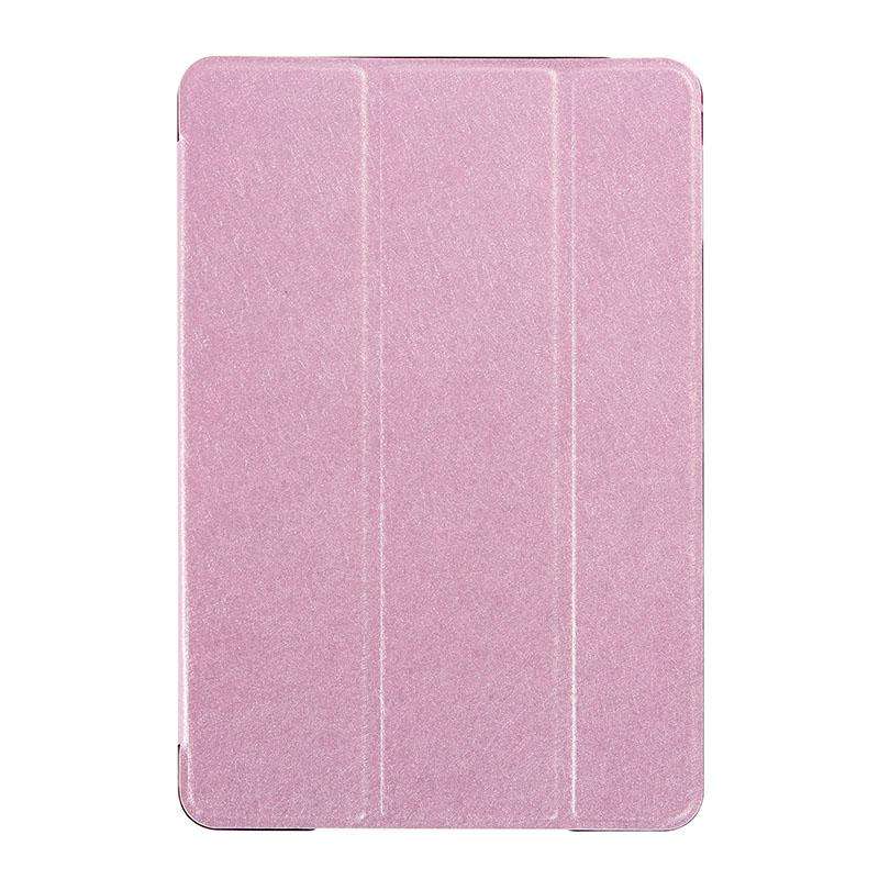Silk Texture Horizontal Flip Leather Case with Three-Folding Holder for iPad mini 4(Black)