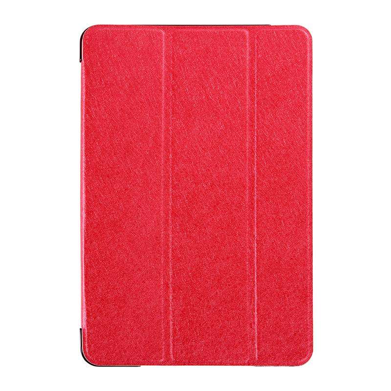 Silk Texture Horizontal Flip Leather Case with Three-Folding Holder for iPad mini 4(Black)