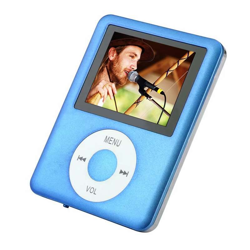 1.8 inch TFT Screen MP4 Player with TF Card Slot, Support Recorder, FM Radio, E-Book and Calendar(Bl