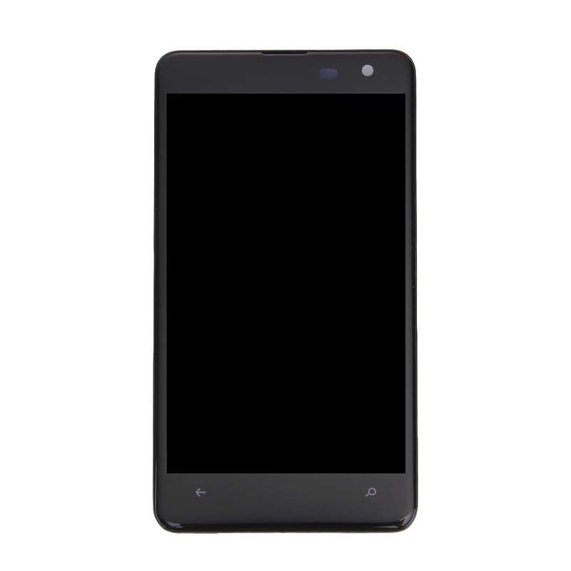 LCD Display + Touch Panel with Frame for Nokia Lumia 625 (Black)