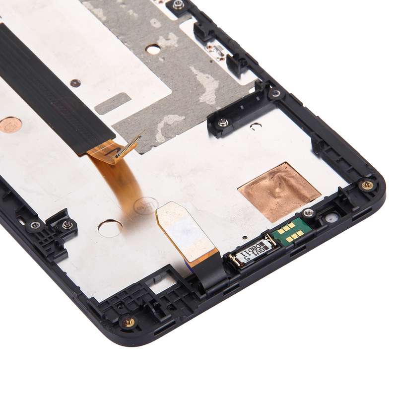 LCD Display + Touch Panel with Frame for Nokia Lumia 1320 (Black)