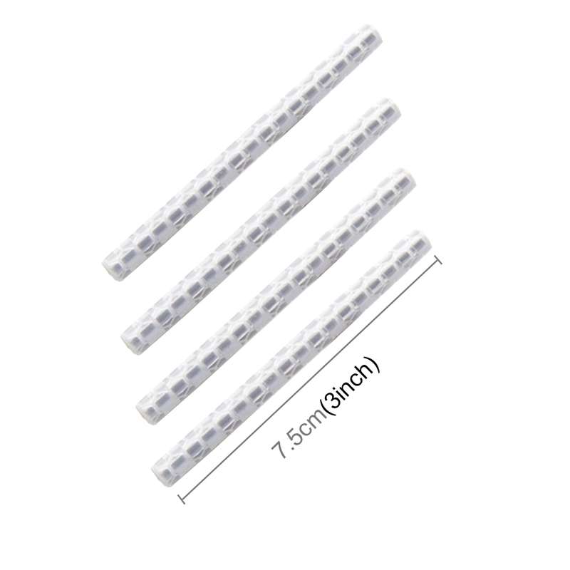 OQSPORT 12 PCS Bicycle Wheel Spoke Reflector Reflective Mount Clip Tube Warning Light Strip(Orange)