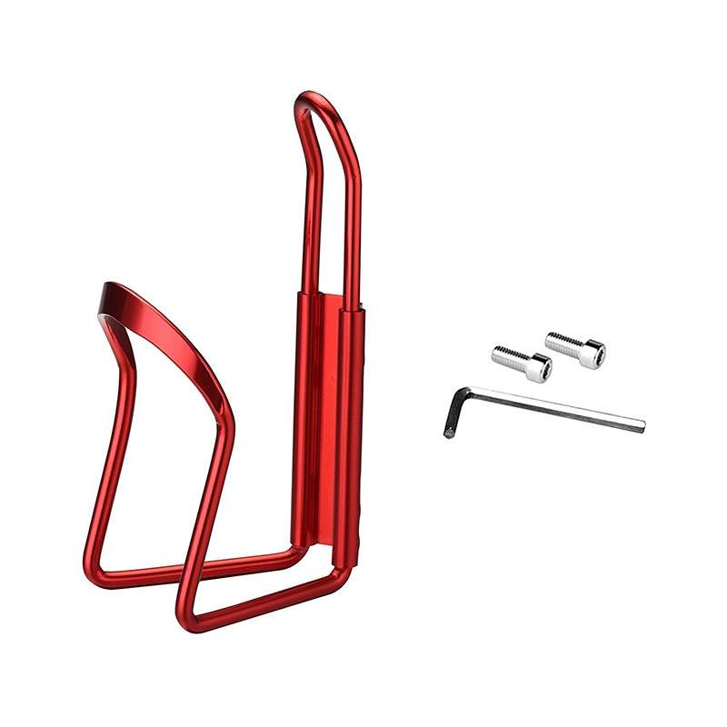 Portable Drinking Cup Water Bottle Cage Holder Bottle Carrier Bracket Stand for Bike(Red)