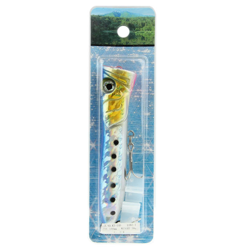 Shrimp Mouth Type Water Surface Popper Lure Hit Water Waves Climb Fishing Bait, Random Color Deliver