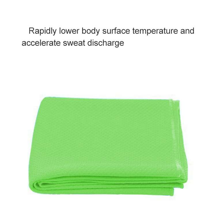 Outdoor Sports Portable Cold Feeling Prevent Heatstroke Ice Towel, Size: 30*80cm(Blue)