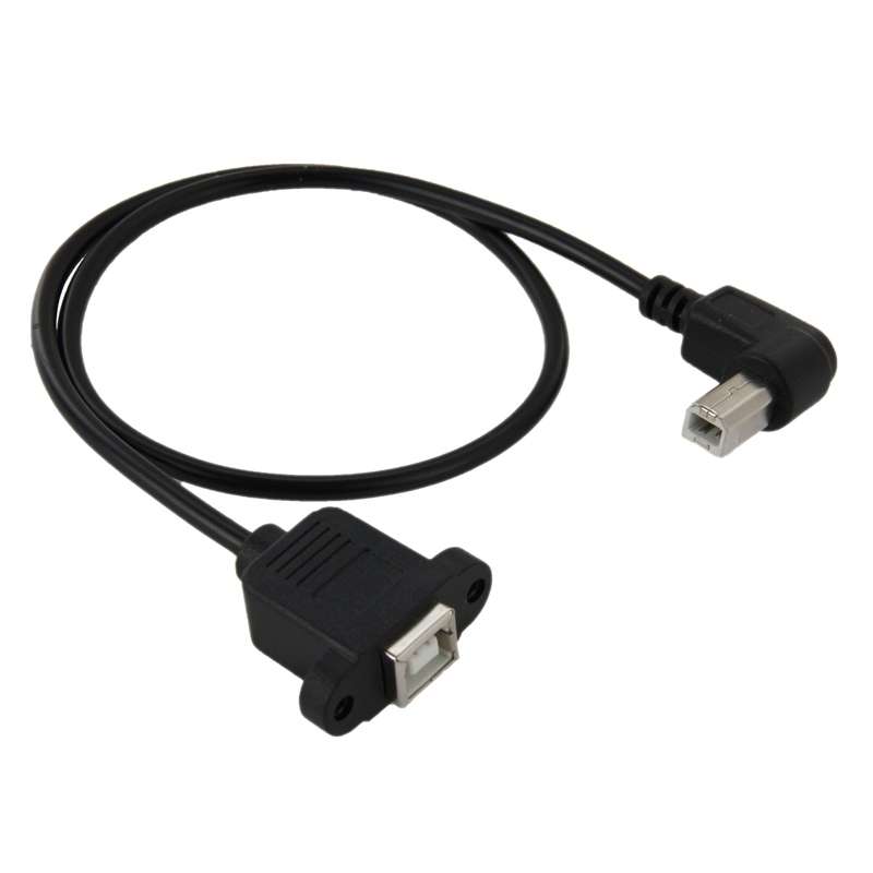 USB 2.0 Type-B Male to Female Printer / Scanner Extension Cable for HP, Dell, Epson, Length: 50cm(Bl