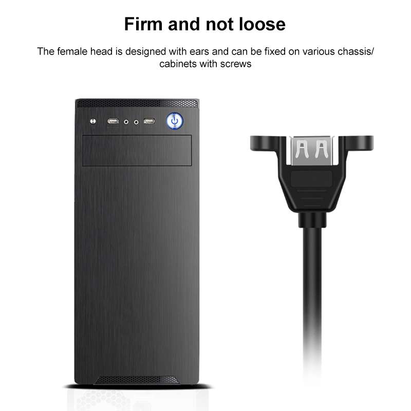 USB 2.0 Type-B Male to USB 2.0 Female Printer / Scanner Adapter Cable for HP, Dell, Epson, Length: 5