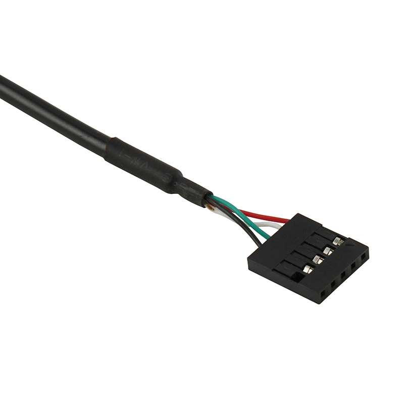 10 Pin Motherboard Female Header to 2 USB 2.0 Female Adapter Cable, Length: 50cm
