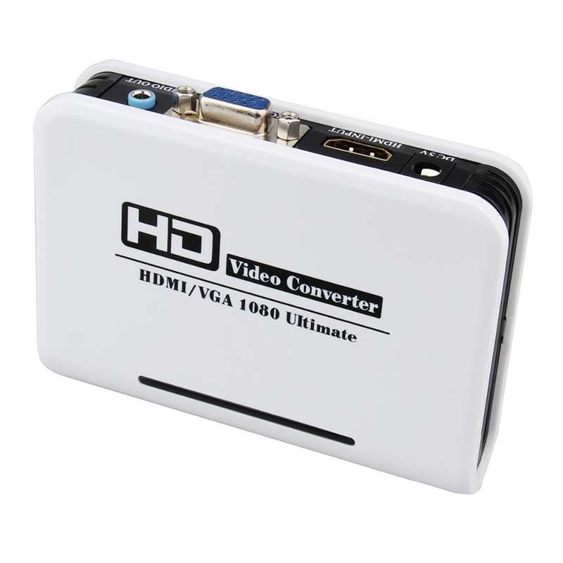 1080P HDMI to VGA adapter Digital to Analog Video Audio Converter Cable for Xbox 360 PS3 PS4 PC Lapt