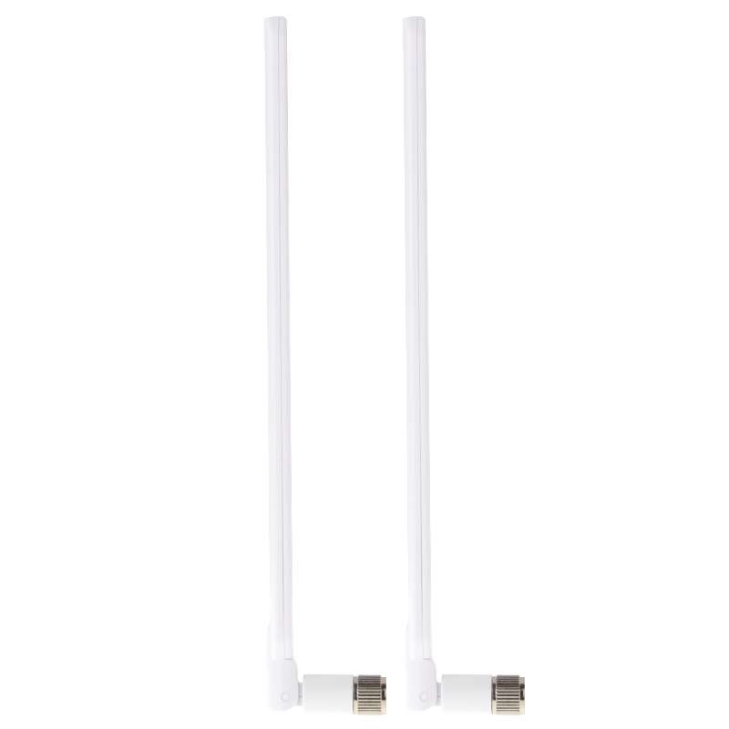 2 PCS B593 5dBi SMA Male 4G LTE Router Antenna(Black)
