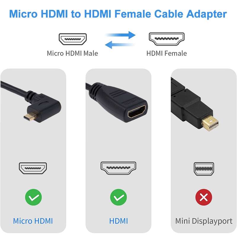 USB A Male to Micro USB 5 Pin Male Adapter(Black)
