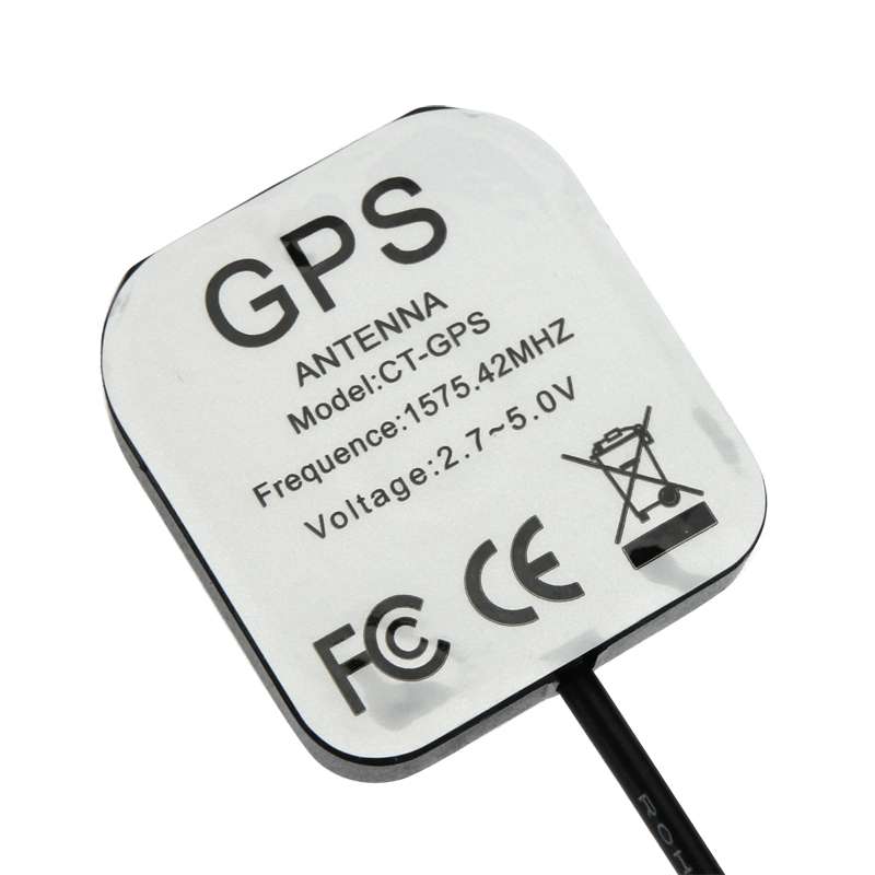 Vehicle GPS Antenna Active Receiver Magnetic Base Mount Adapter Aerial SMA Male Connector, Cable Len