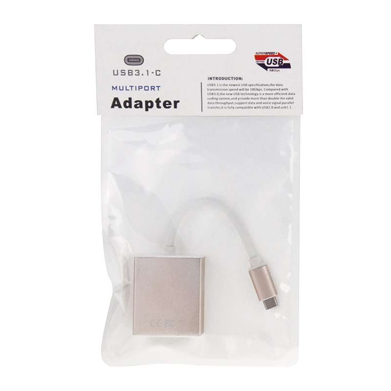 10cm USB-C / Type-C 3.1 to HDMI Adapter Cable, For Galaxy S8 & S8 + / LG G6 / Huawei P10 & P10 Plus