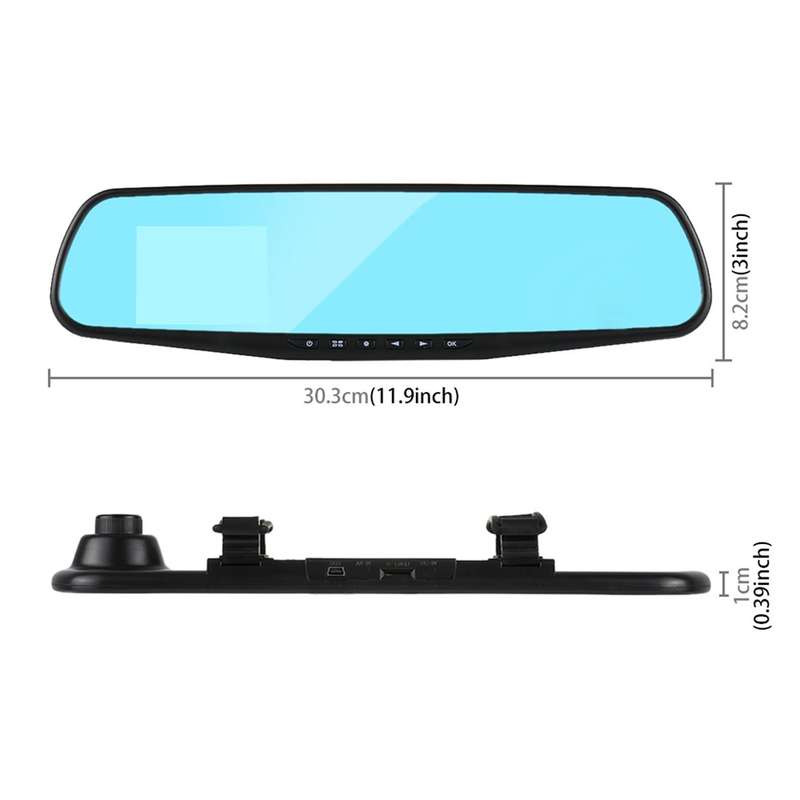 480P 2.8 inch Screen Display Vehicle DVR, 140 Degree Wide Angle Viewing, Support Loop Recording / Mo