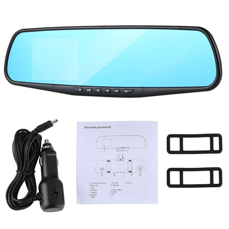480P 2.8 inch Screen Display Vehicle DVR, 140 Degree Wide Angle Viewing, Support Loop Recording / Mo