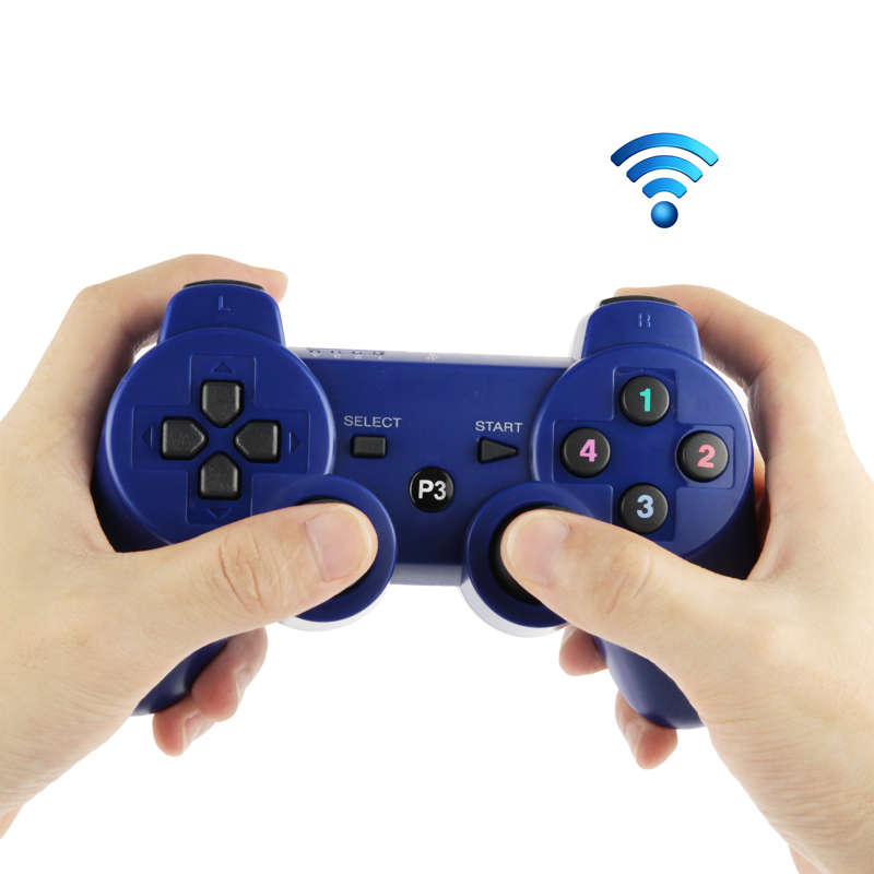 Double Shock III Wireless Controller, Manette Sans Fil Double Shock III for Sony PS3, Has Vibration