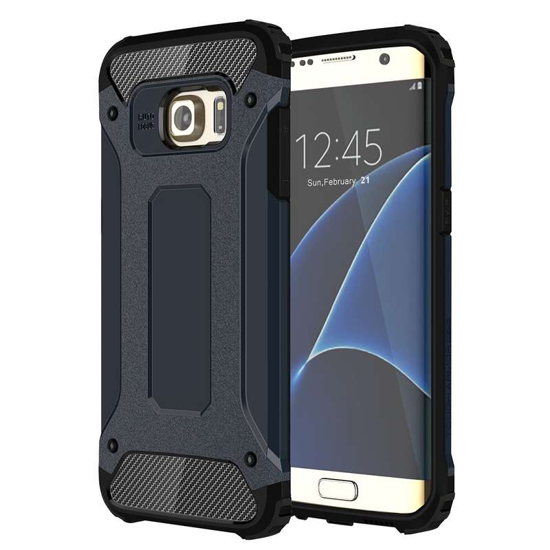 For Galaxy S7 Edge / G935 Tough Armor TPU + PC Combination Case (Red)
