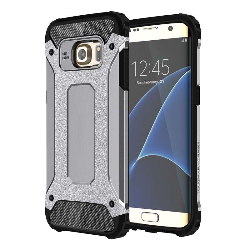 For Galaxy S7 Edge / G935 Tough Armor TPU + PC Combination Case (Red)