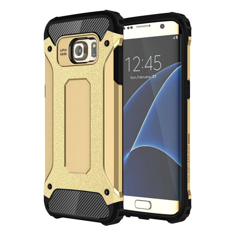 For Galaxy S7 Edge / G935 Tough Armor TPU + PC Combination Case (Red)