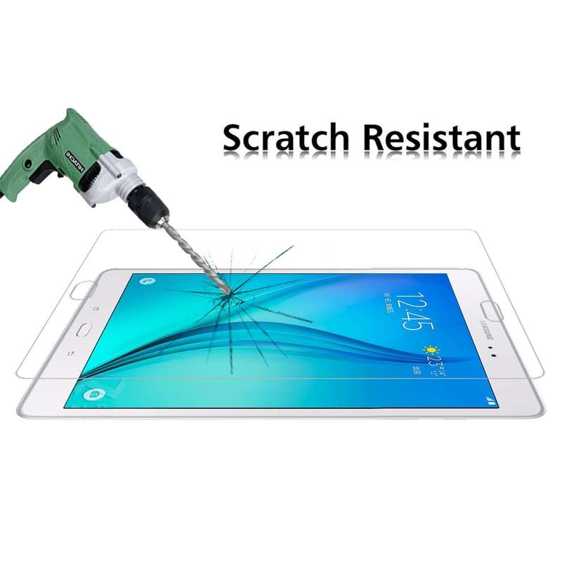 For Galaxy Tab A 9.7 / T550 / T555 0.4mm 9H+ Surface Hardness 2.5D Explosion-proof Tempered Glass Fi