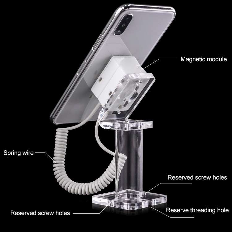 Universal Mobile Phone Burglar Display Holder / Display Anti-theft Holder(White)