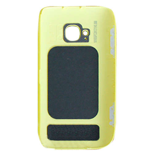 Original Housing Battery Back Cover + Side Button for Nokia 710(Yellow)