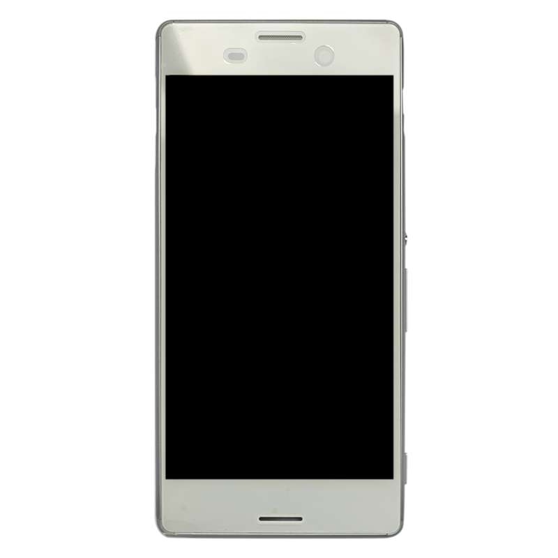 LCD Screen Digitizer Full Assembly with Frame for Sony Xperia M4 Aqua(White)