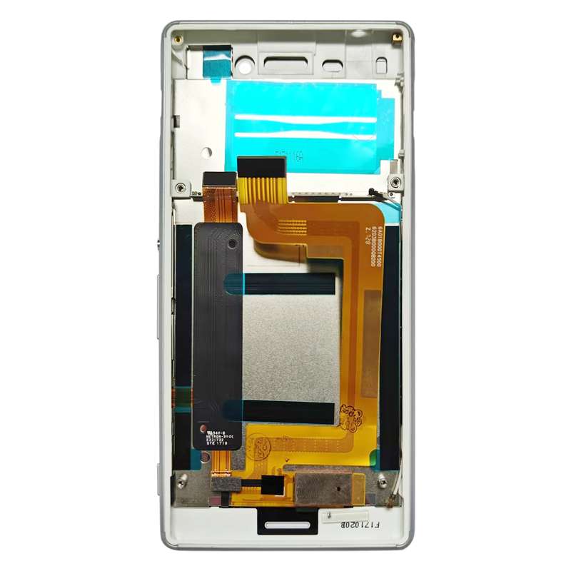 LCD Screen Digitizer Full Assembly with Frame for Sony Xperia M4 Aqua(White)
