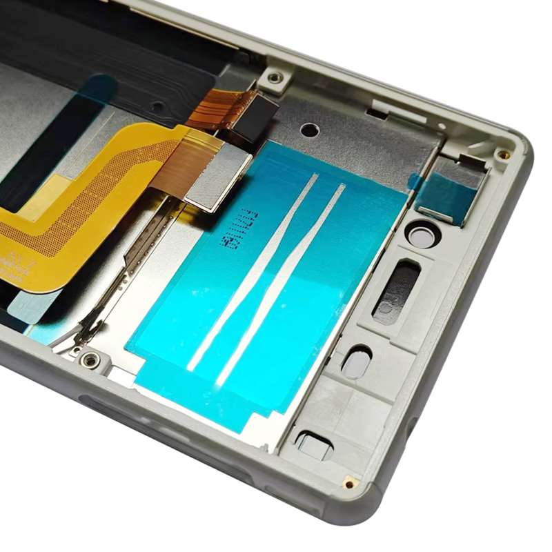 LCD Screen Digitizer Full Assembly with Frame for Sony Xperia M4 Aqua(White)
