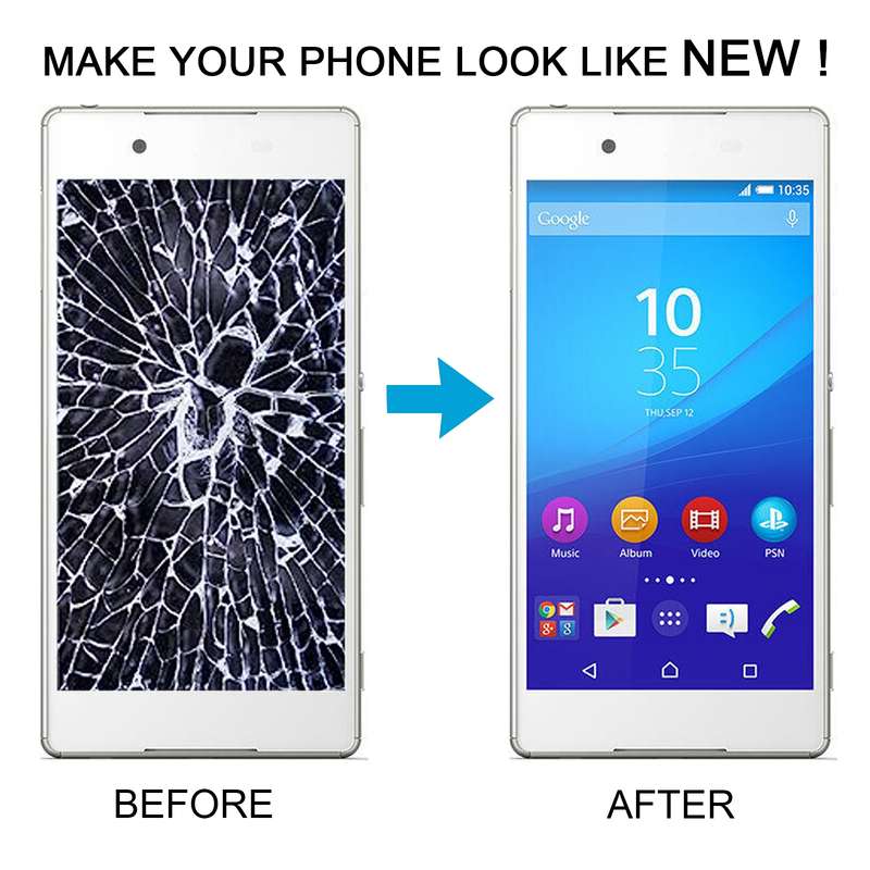 LCD Screen Digitizer Full Assembly with Frame for Sony Xperia M4 Aqua(White)