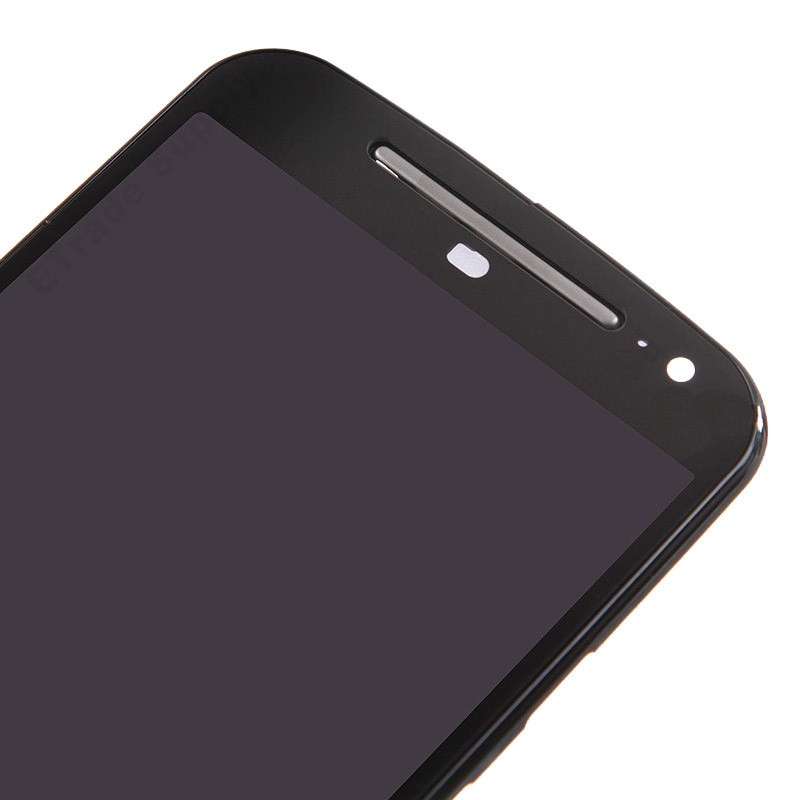 3 in 1 (LCD + Frame + Touch Pad) Digitizer Assembly for Motorola Moto G2(Black)
