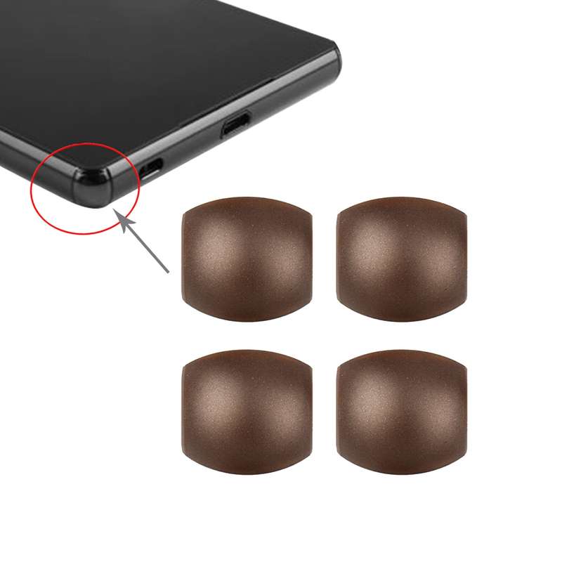 4 PCS Front Bezel Edge for Sony Xperia Z3(Black)