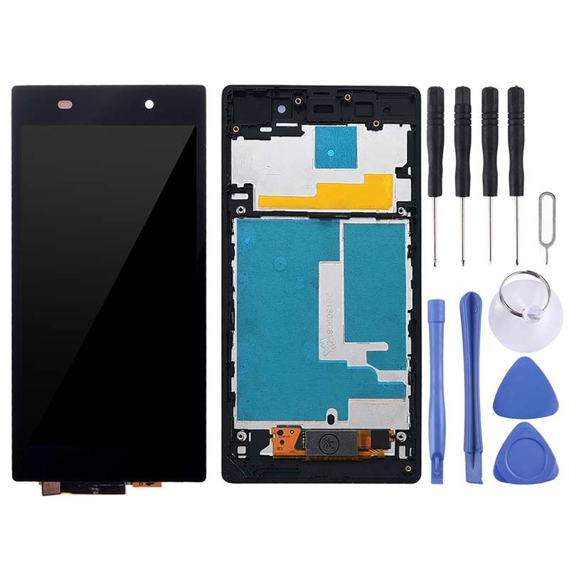 LCD Display + Touch Panel with Frame for Sony Xperia Z1 / L39h / C6902 / C6903 / C6906 / C6943(Blac