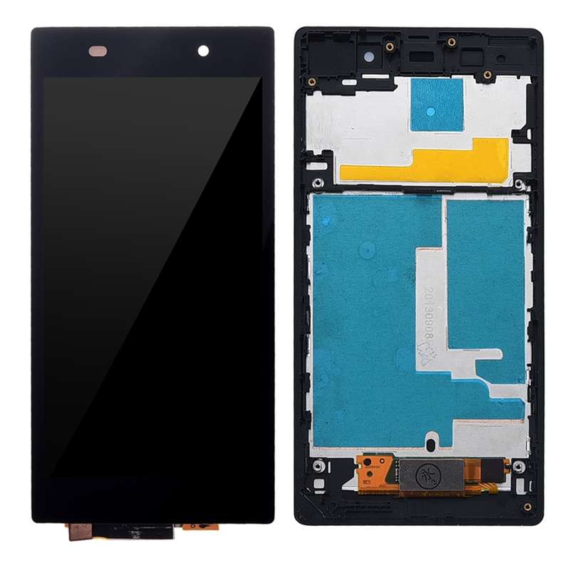 LCD Display + Touch Panel with Frame for Sony Xperia Z1 / L39h / C6902 / C6903 / C6906 / C6943(Blac