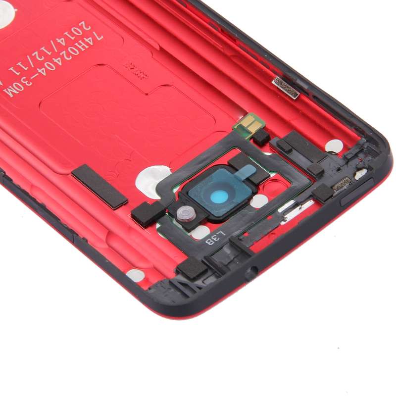 Back Housing Cover for HTC One M7 / 801e(Red)