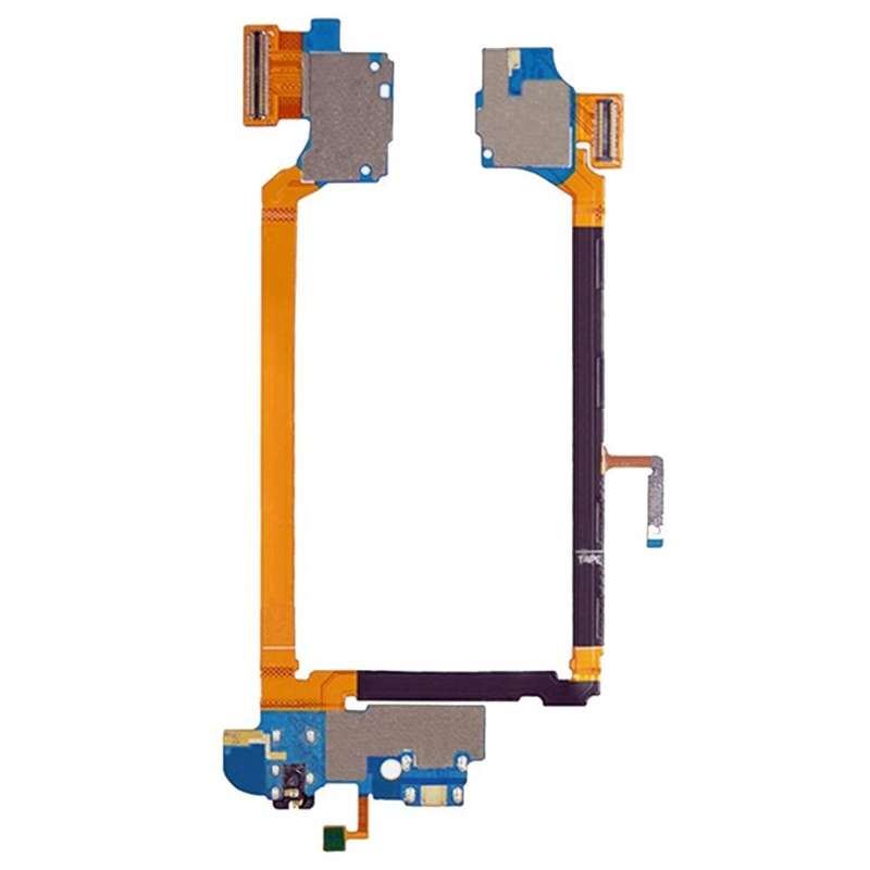 USB Charging Connector Port Flex Cable & Earphone Audio Jack Flex Cable & Microphone Flex Cable for